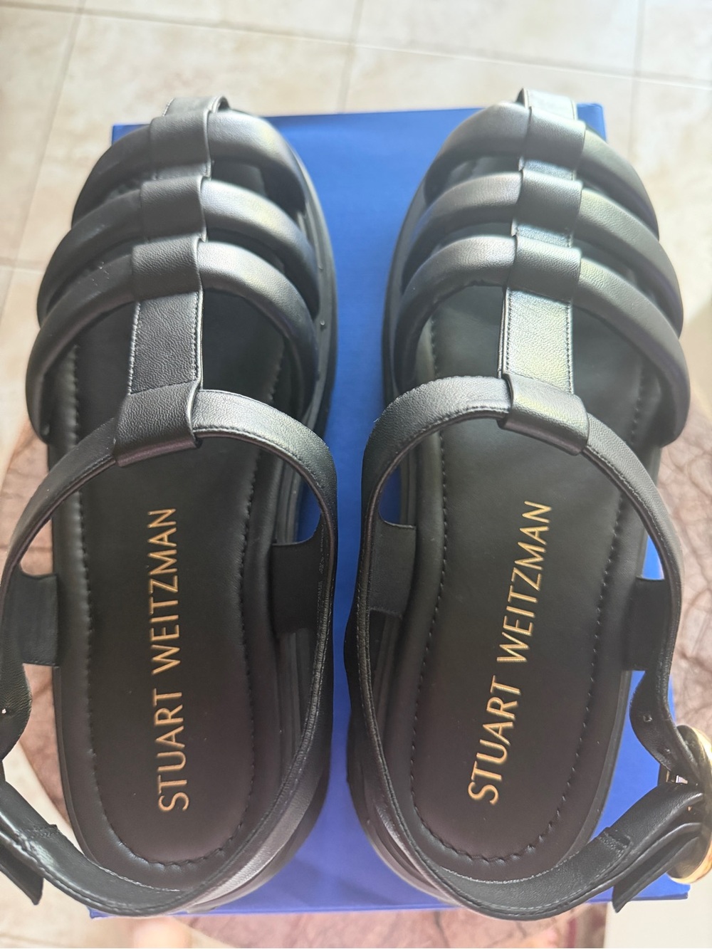 Stuart Weitzman Fisherman Sandals 10,5.